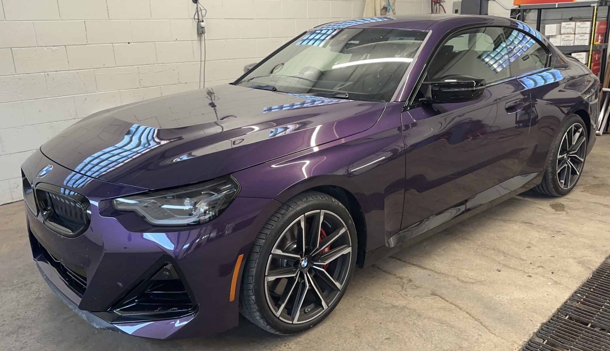 Purple BMW - Tint Pros Milwaukee